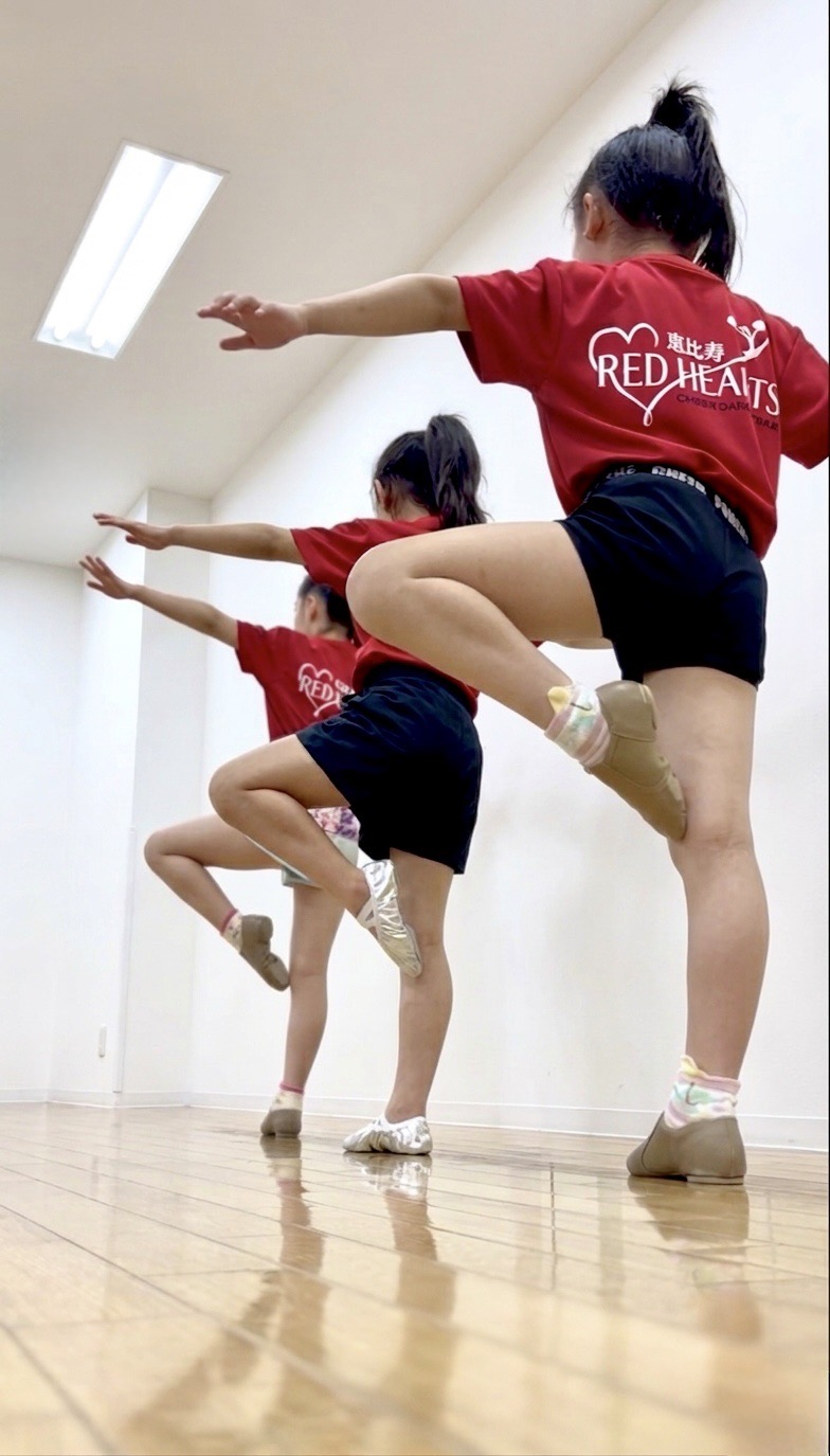 恵比寿RED HEARTS 練習風景 キックフォーメーション